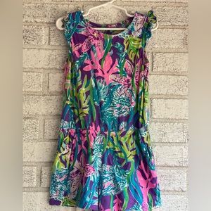 Lilly Pulitzer Girls Romper. Size Medium, M. 6/7. EUC